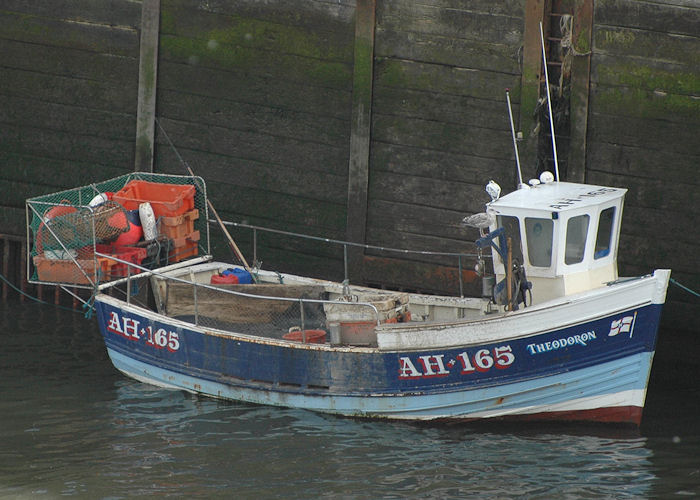 Photograph of the vessel fv Theodoron pictured at the Fish Quay, North Shields on 10th August 2010