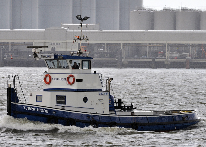Photograph of the vessel  Tjerk-Hidde pictured passing Vlaardingen on 22nd June 2012