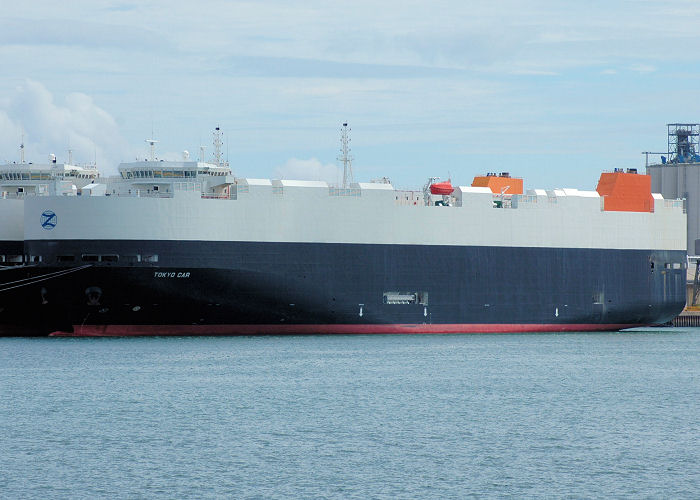 Photograph of the vessel  Tokyo Car pictured laid up at Southampton on 13th June 2009