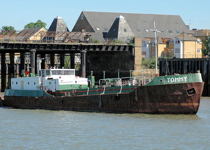 Photograph of the vessel  Tommy pictured at Gravesend on 22nd May 2010