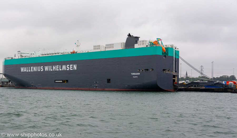 Photograph of the vessel  Toreador pictured at Southampton on 15th July 2024