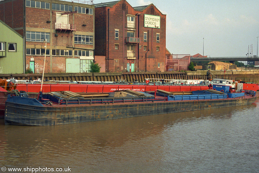 Photograph of the vessel  Torksey pictured on the River Hull on 10th August 2002
