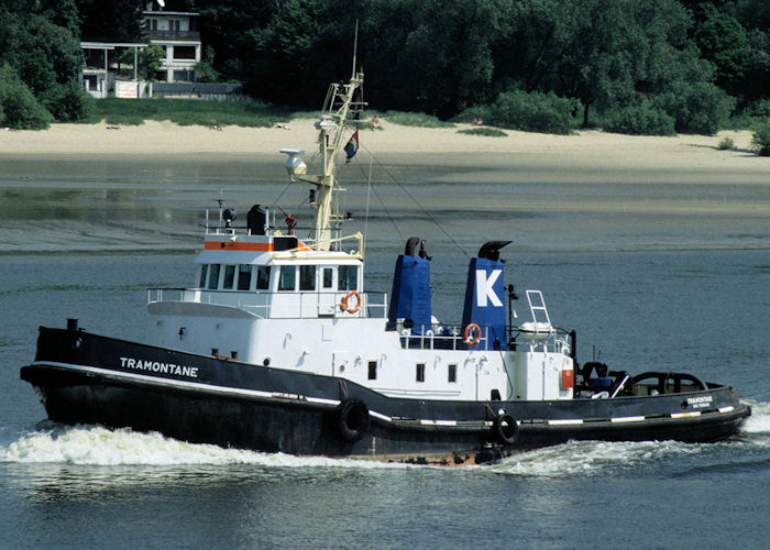Photograph of the vessel  Tramontane pictured at Hamburg on 5th June 1997