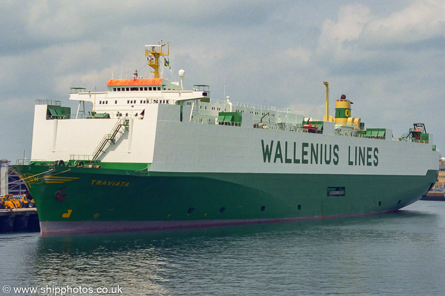 Photograph of the vessel  Traviata pictured at Southampton on 6th July 2002