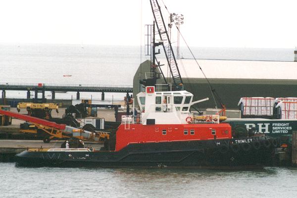 Photograph of the vessel  Trimley pictured at Harwich on 26th August 1995