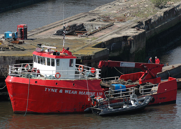 Photograph of the vessel  TWM Reclaim pictured at North Shields on 6th May 2008