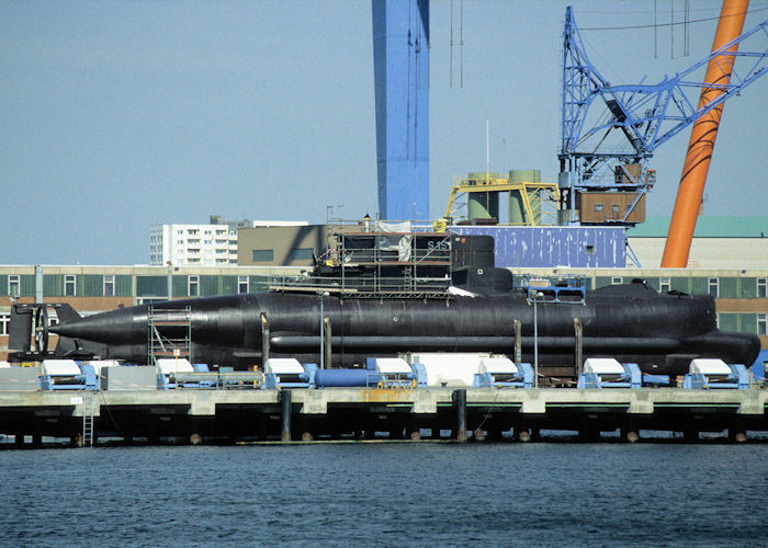 FGS U-12 pictured at Kiel on 7th June 1997