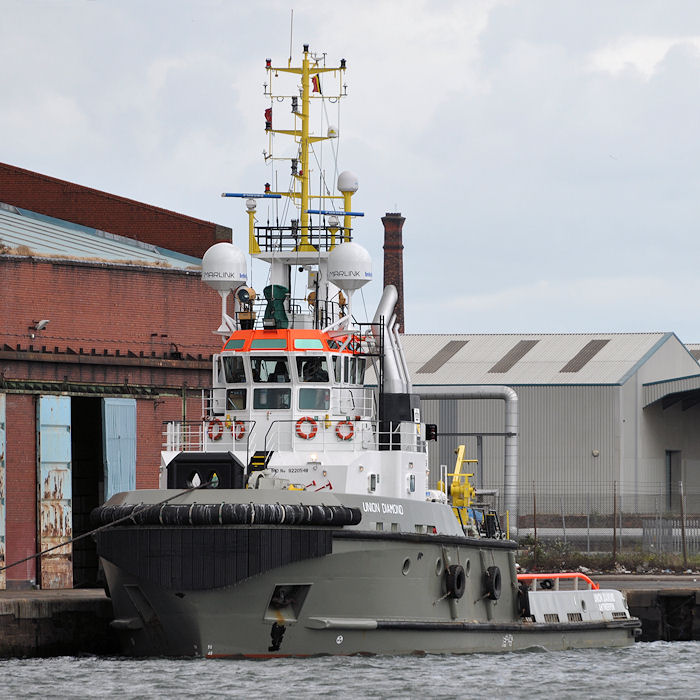  Union Diamond pictured in Liverpool Docks on 22nd June 2013