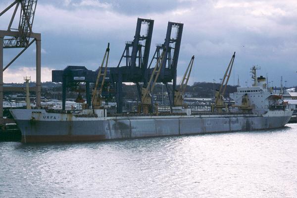  Urfa pictured at Parkeston Quay, Harwich on 18th March 2001