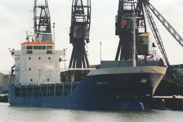  Ursula C pictured at Ellesmere Port on 5th August 2000