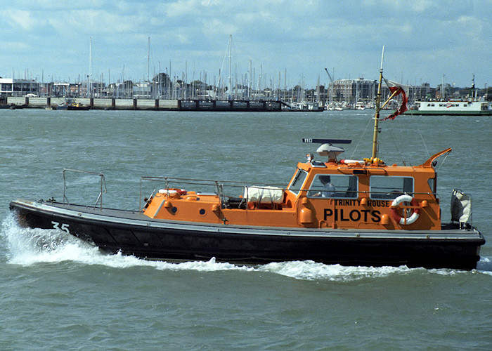 Photograph of the vessel pv Vanquisher pictured in Portsmouth Harbour on 21st August 1988