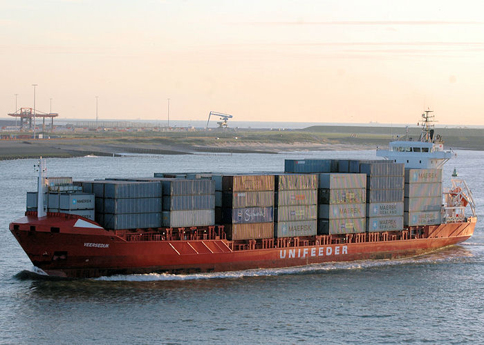 Photograph of the vessel  Veersedijk pictured approaching Europoort on 21st June 2010
