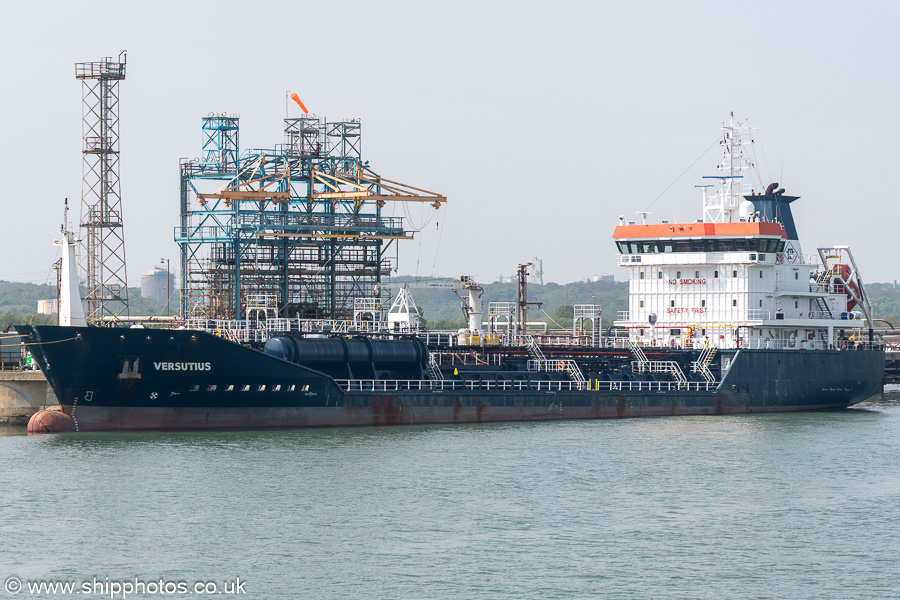 Photograph of the vessel  Versutius pictured at Fawley on 26th April 2025