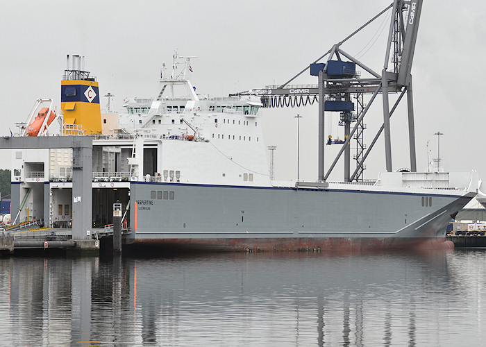 Photograph of the vessel  Vespertine pictured in Brittanniëhaven, Europoort on 26th June 2011