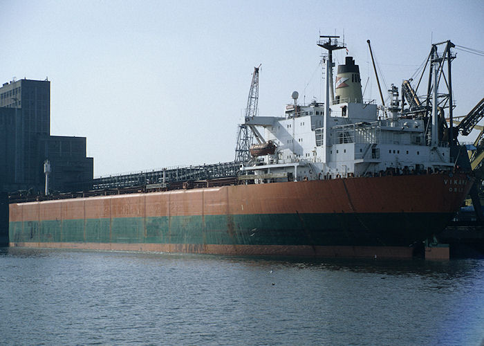 Photograph of the vessel  Vikara pictured in Botlek, Rotterdam on 27th September 1992