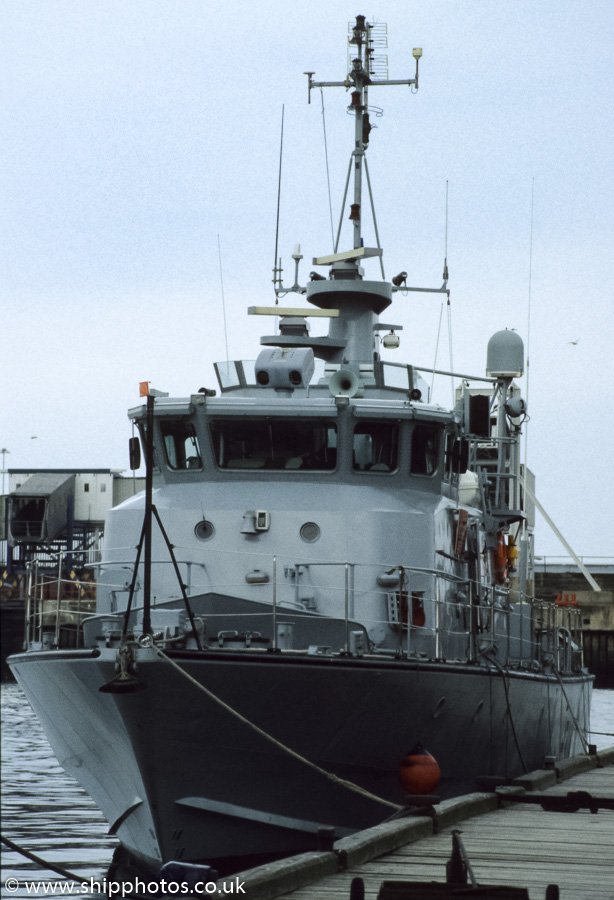 Photograph of the vessel HMCC Vincent pictured at Holyhead on 31st August 1998