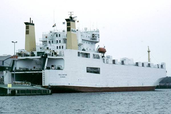 Photograph of the vessel  Viola Gorthon pictured in Lübeck on 27th May 2001