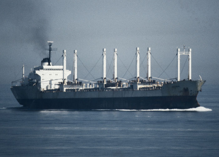 Photograph of the vessel  Vitagrain pictured in the English Channel on 12th July 1990