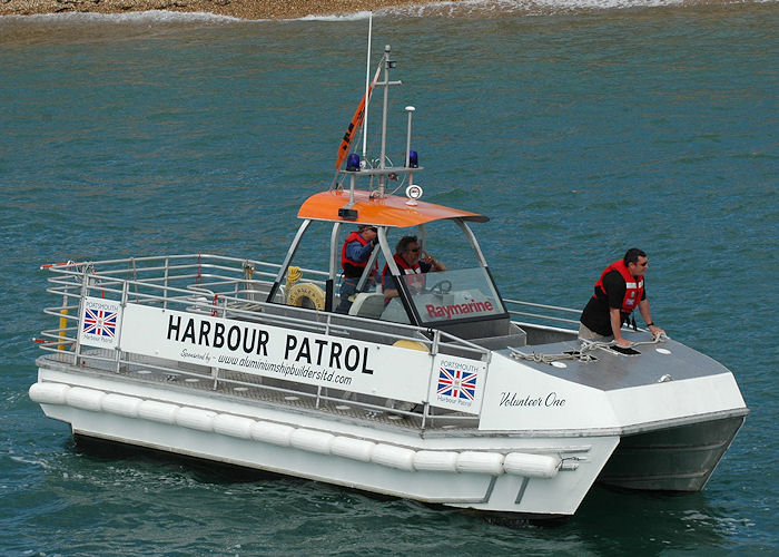 Photograph of the vessel  Volunteer One pictured in Portsmouth on 13th June 2009