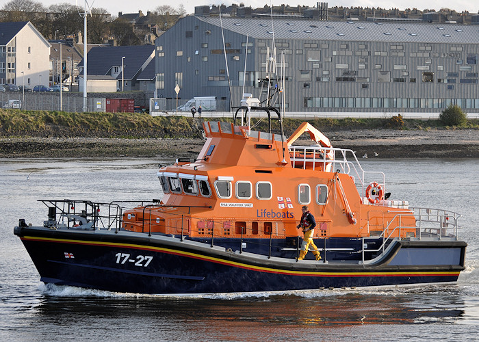 Photograph of the vessel RNLB Volunteer Spirit pictured at Aberdeen on 16th April 2012