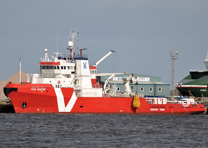 Photograph of the vessel  VOS Master pictured at Leith on 16th September 2013