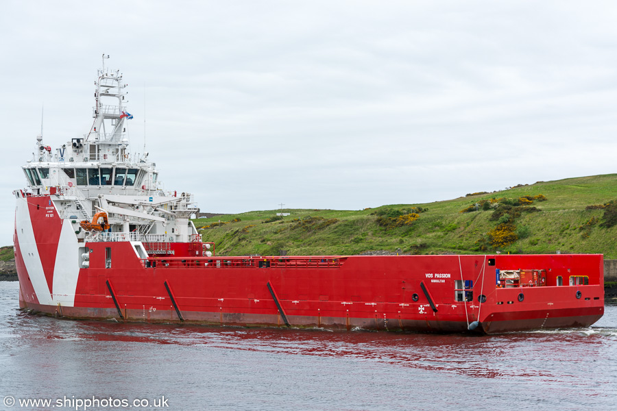 VOS Passion pictured departing Aberdeen on 30th May 2019
