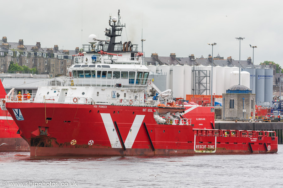  VOS Pioneer pictured at Aberdeen on 30th May 2019