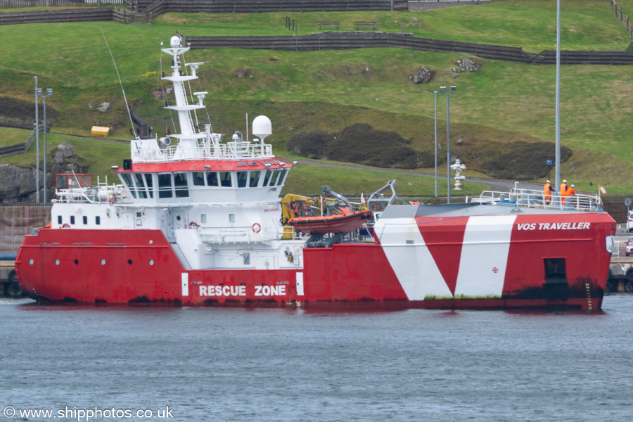 Photograph of the vessel  VOS Traveller pictured at Lerwick on 18th May 2022