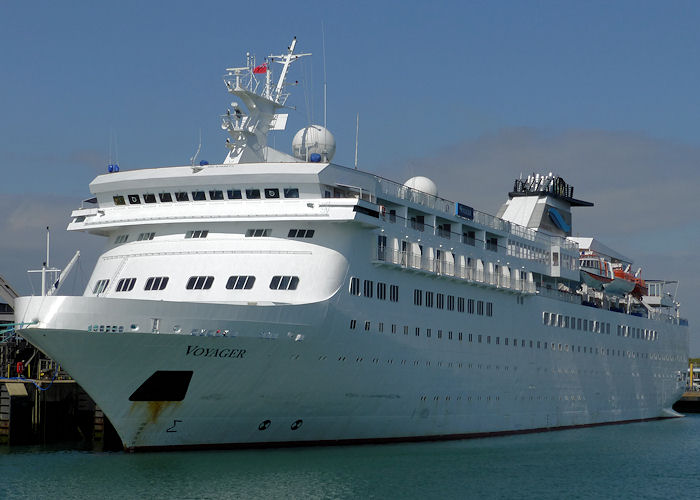 Photograph of the vessel  Voyager pictured at Portsmouth on 10th June 2013