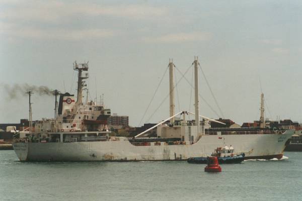 Photograph of the vessel  Walili pictured departing Portsmouth on 25th May 1999