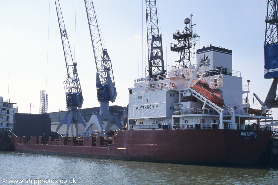 Photograph of the vessel  Walsertal pictured in Botlek, Rotterdam on 17th June 2002
