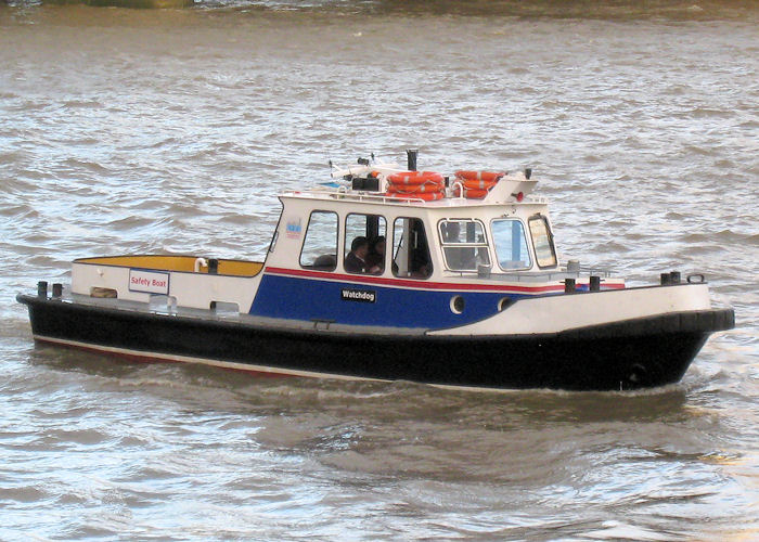 Photograph of the vessel  Watchdog pictured in London on 16th October 2009