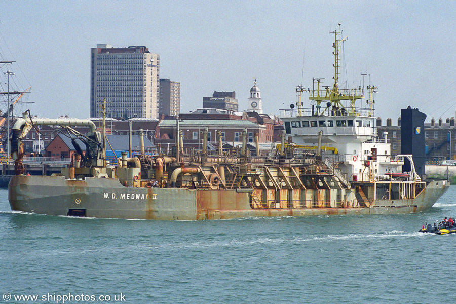  W.D. Medway II pictured in Portsmouth Harbour on 6th July 2002