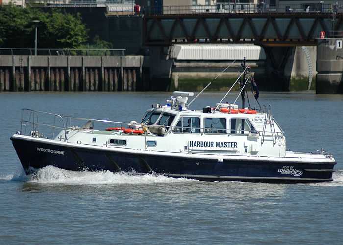 Photograph of the vessel pv Westbourne pictured at Woolwich on 23rd May 2010