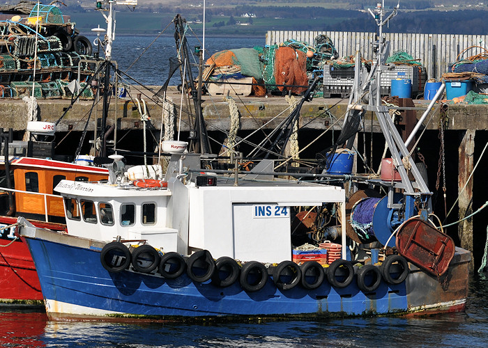 Photograph of the vessel fv Westerly Warrior pictured at Cromarty on 14th April 2012