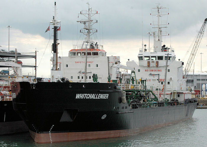 Photograph of the vessel  Whitchallenger pictured in Empress Dock, Southampton on 14th August 2010