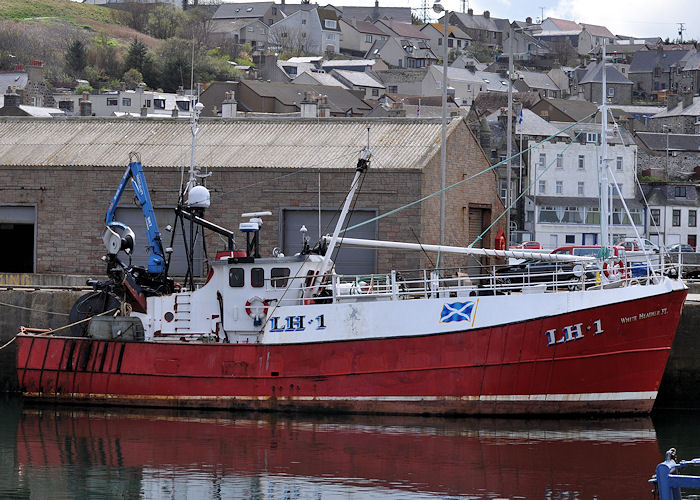 Photograph of the vessel fv White Heather VI pictured at Macduff on 6th May 2013