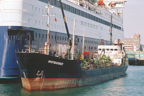 Photograph of the vessel  Whitmariner pictured in Portsmouth on 24th August 2001