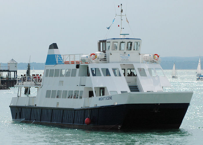 Photograph of the vessel  Wight Scene pictured in Portsmouth Harbour on 15th August 2010