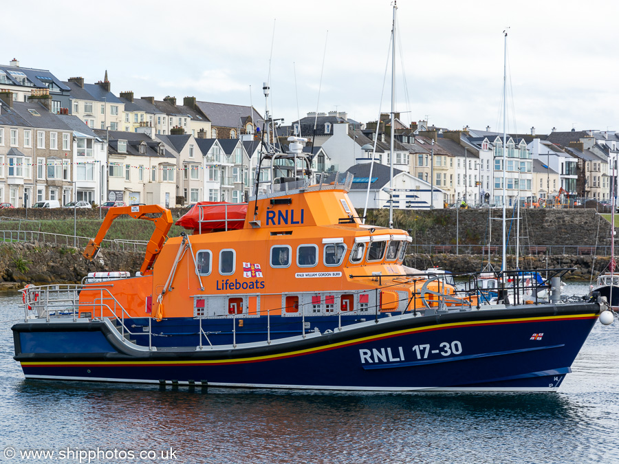 Photograph of the vessel RNLB William Gordon Burr pictured at Portrush on 28th June 2023
