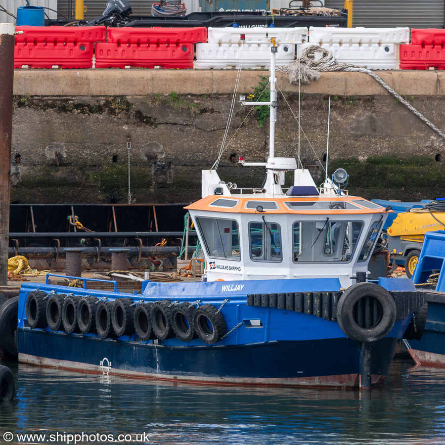 Photograph of the vessel  Willjay pictured in Empress Dock, Southampton on 26th April 2025