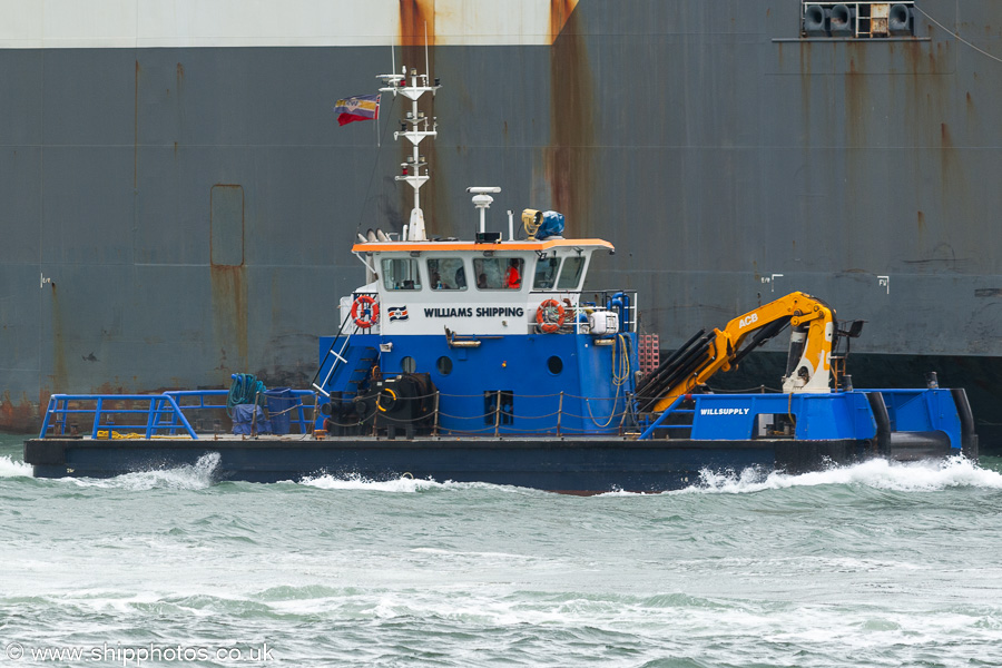 Photograph of the vessel  Willsupply pictured at Southampton on 8th July 2023