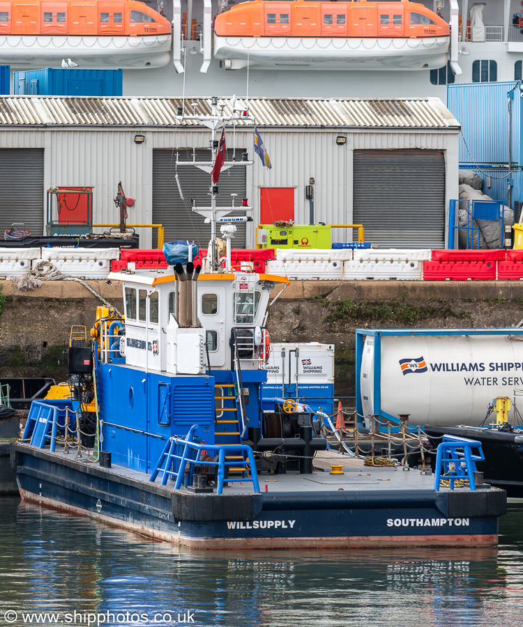 Photograph of the vessel  Willsupply pictured in Empress Dock, Southampton on 26th April 2025