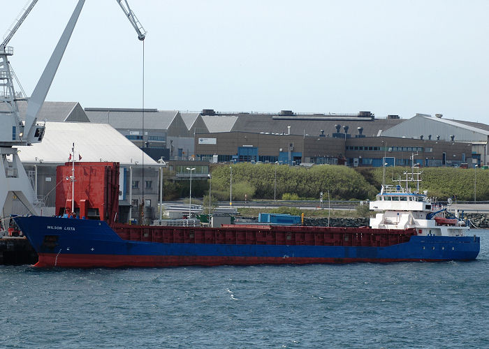 Photograph of the vessel  Wilson Lista pictured at Haugesund on 13th May 2005