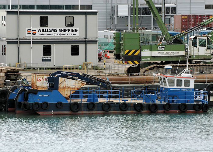 Photograph of the vessel  Wiltango pictured in Empress Dock, Southampton on 14th August 2010