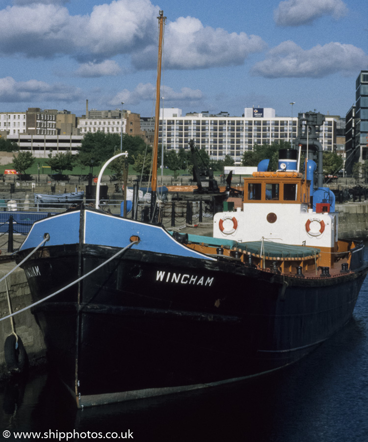 Photograph of the vessel  Wincham pictured in Canning Half-Tide Dock, Liverpool on 27th August 1998