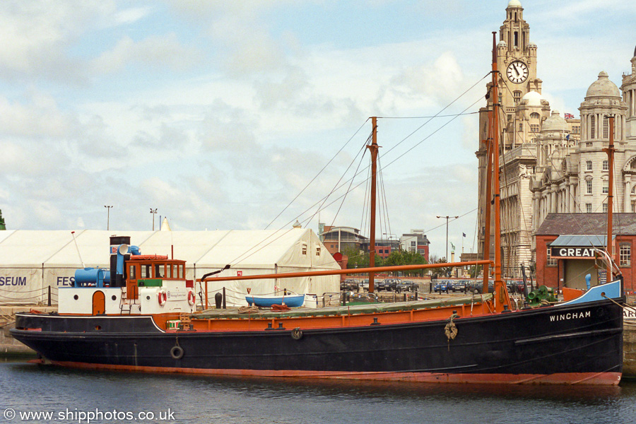 Photograph of the vessel  Wincham pictured in Canning Half-Tide Dock, Liverpool on 29th June 2002