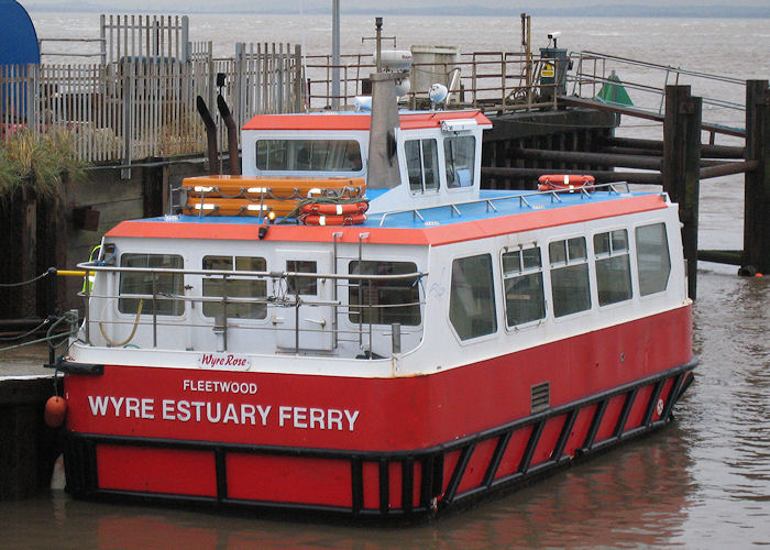 Photograph of the vessel  Wyre Rose pictured at Fleetwood on 27th December 2007