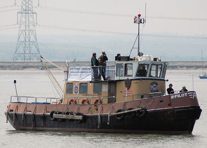 pv X-Pilot pictured on the River Medway on 22nd May 2010