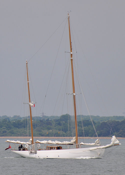  Yali pictured in the Solent on 10th June 2013